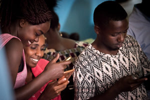 15 June 2017, Nairobi, Kenya: Youth volunteers are tweeting away, spreading key messages in social media. Preparations are being made for the 2017 commemoration of the Day of the African Child, and the launch of a global Call to Action by the World Council of Churches Ecumenical Advocacy Alliance entitled "Act now for children and adolescents living with HIV". The day is being organized by the WCC-EAA and Inerela+ Kenya, with contributions from a range of other local, national, and international partners.